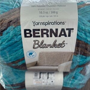 Blanket Yarn - Teal and Brown